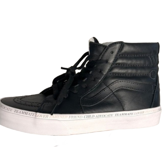 Vans Sk8-Hi 'Divine Energy' High top Sneakers black leather Size 9 - Picture 7 of 16